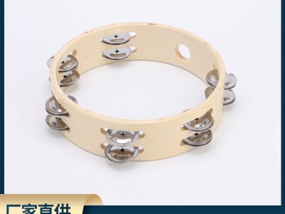 廠家現(xiàn)貨供手鼓 帶鈴片手鼓兒童表演樂(lè)器幼兒園樂(lè)器玩具韓國(guó)鈴鼓